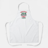 Christmas Baking Crew Mom  エプロン (正面)