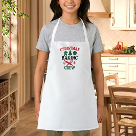Christmas Baking Crew Mom children エプロン