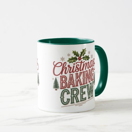 Christmas Baking Crew mug マグカップ (正面右)