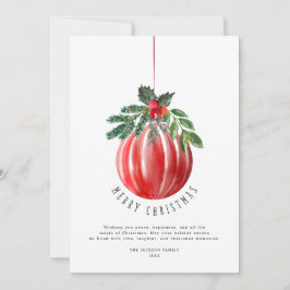 Christmas Ball Merry Christmas Non Photo シーズンカード