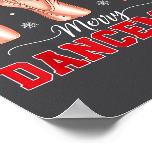 Christmas Ballet Outfit Inte Scute Ss Cute Ss, Dan ポスター (角)