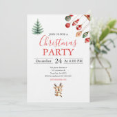 Christmas Balls and Cheerful Baby Reindeer 招待状 (スタンド正面)