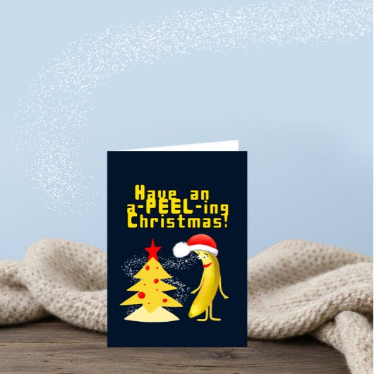Christmas banana カード