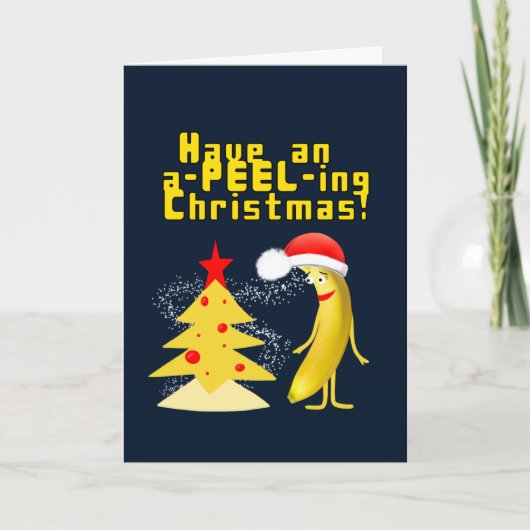 Christmas banana カード (正面)
