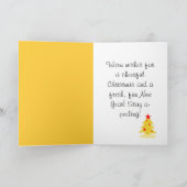 Christmas banana カード (内部)