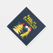 Christmas banana スタンダードランチョンナプキン (角)