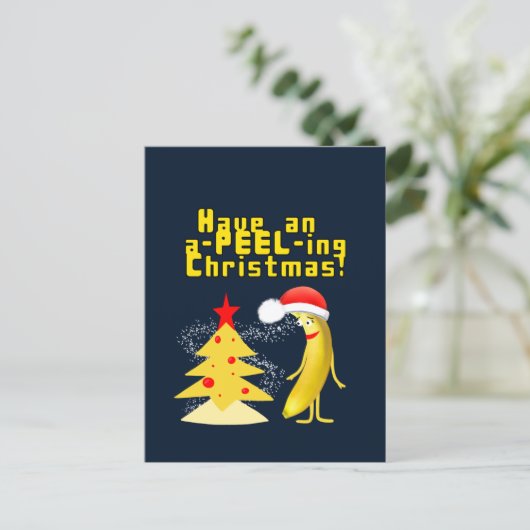 Christmas Banana ポストカード (スタンド正面)