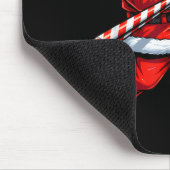 Christmas Baseball Player Santa Funny Xmas Boys Me マウスパッド (コーナー)