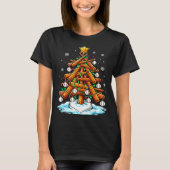 Christmas Baseball Tree Lights Xmas  Tシャツ (正面)