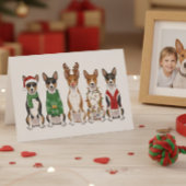 Christmas Basenjis  カード