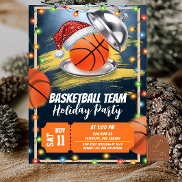 Christmas Basketball Holiday Party 招待状