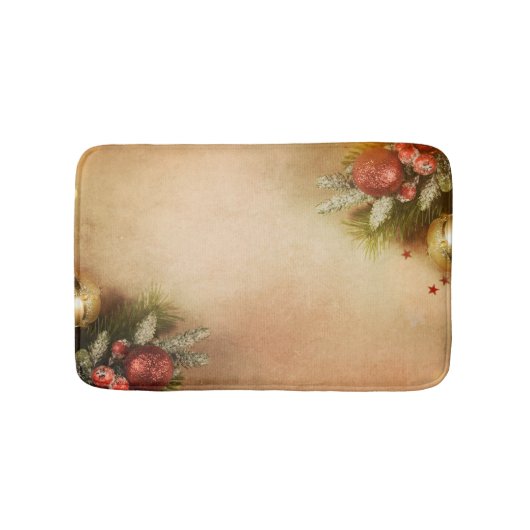 Christmas Bath Mat | Holiday Memory Foam Rug バスマット (正面)