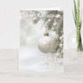Christmas Bauble シーズンカード (正面)