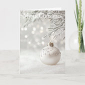 Christmas Bauble シーズンカード (正面)