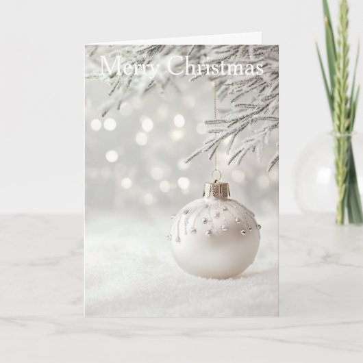 Christmas Bauble シーズンカード (正面)