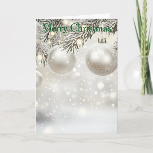 Christmas Bauble シーズンカード (正面)