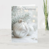Christmas Bauble シーズンカード (正面)