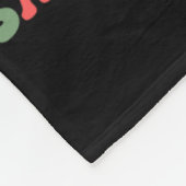 Christmas Be Nice To The Vpk Squad Santa Is Watchi フリースブランケット (角)