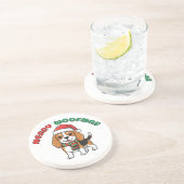 Christmas Beagle Coaster: Merry Woofmas コースター (側面)