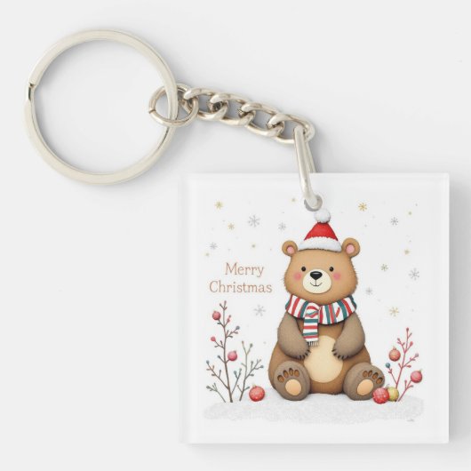 Christmas Bear キーホルダー (正面)