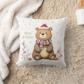 Christmas Bear クッション (ブランケット)