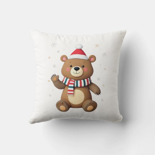 Christmas Bear クッション (裏面)