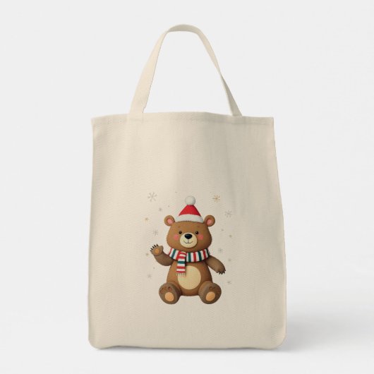 Christmas Bear トートバッグ (裏面)