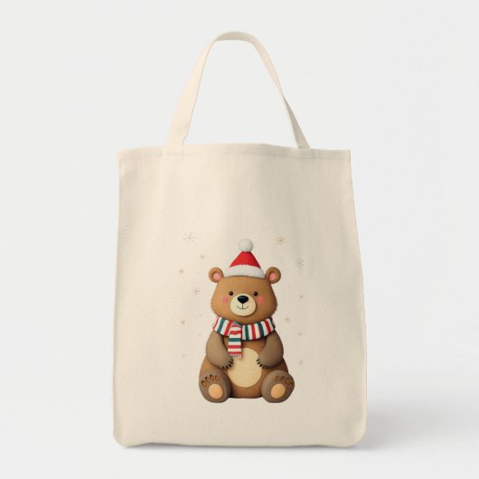 Christmas Bear トートバッグ (正面)