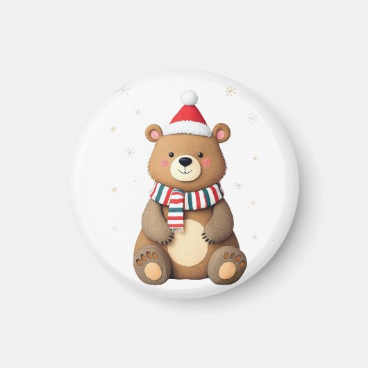 Christmas Bear マグネット (正面)