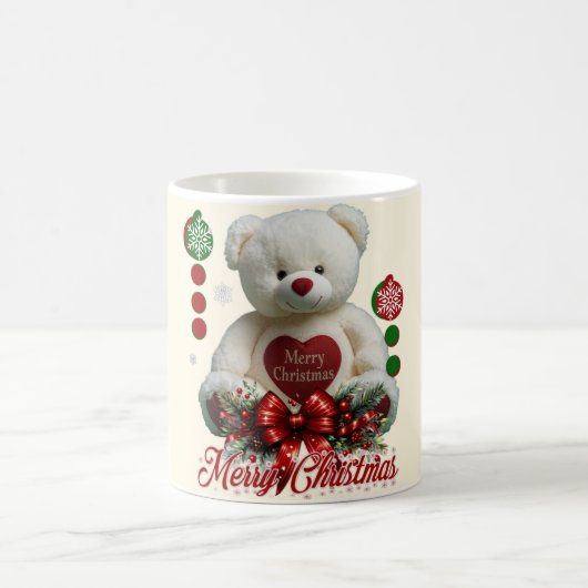 Christmas Bear Mug コーヒーマグカップ (中央)