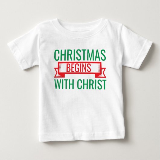 Christmas Begins with Christ-15523 T-Shirt Hoodie ベビーTシャツ (正面)