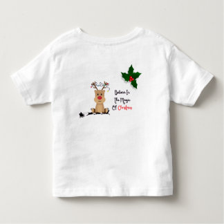 christmas believein the magic of christmas トドラーTシャツ