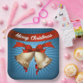 Christmas bells ペーパープレート (パーティー)