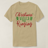 Christmas Bells Are Ringing Ugly Xmas Ugly Christm Tシャツ (デザイン正面)