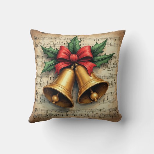 Christmas Bells on Sheet Music, クッション (裏面)