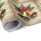 Christmas Bells on Sheet Music, ラッピングペーパー (ロールコーナー)
