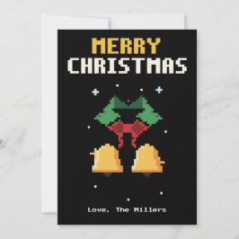 Christmas Bells Pixel Art Christmas Card シーズンカード