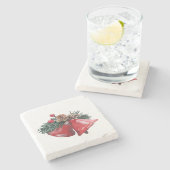 Christmas Bells Stone Coasters – Set of 4 ストーンコースター (横)