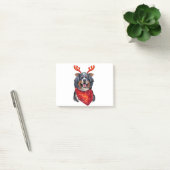 Christmas Bernese Mountain Dog ポストイット (オフィス)