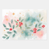 Christmas berries ラッピングペーパーシート (正面3)