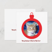 Christmas, Best Cat Mom Ever , Flat Card (正面/裏面)