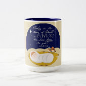 Christmas Bible Verse Luke Modern Personalized  ツートーンマグカップ (中央)