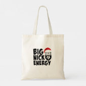 Christmas Big Nick Energy トートバッグ (裏面)