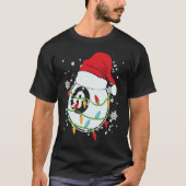 Christmas Billiard Funny Christmas Lights Xmas Tシャツ (正面)