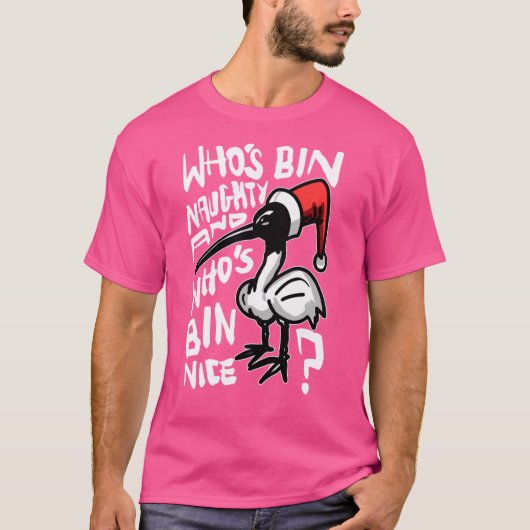 Christmas Bin Chicken Australian Bin Chicken Chris Tシャツ (正面)