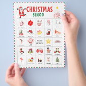 Christmas Bingo Cards | Kids Christmas Party Game チラシ (手)