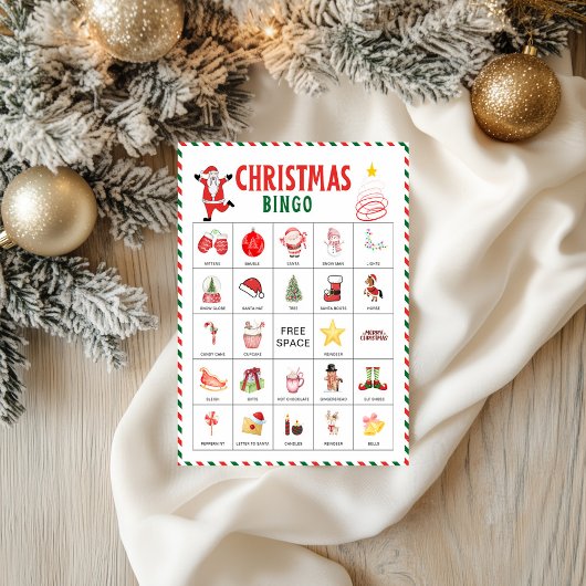 Christmas Bingo Cards | Kids Christmas Party Game チラシ