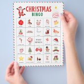 Christmas Bingo Cards | Kids Christmas Party Game チラシ (手)