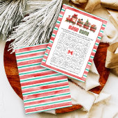 Christmas Bingo Game シーズンカード