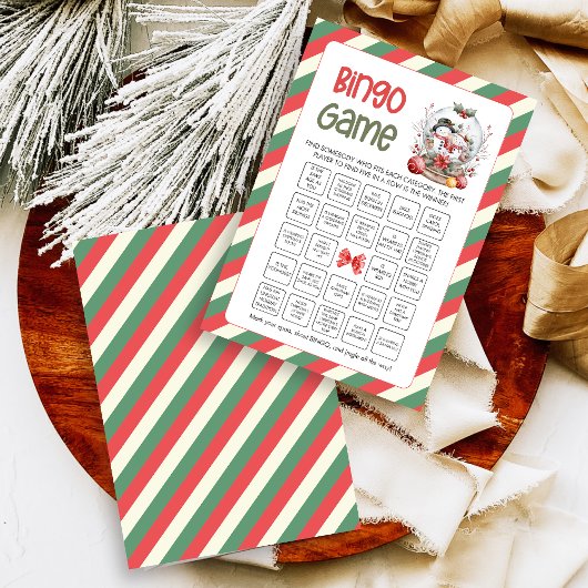 Christmas Bingo Game シーズンカード